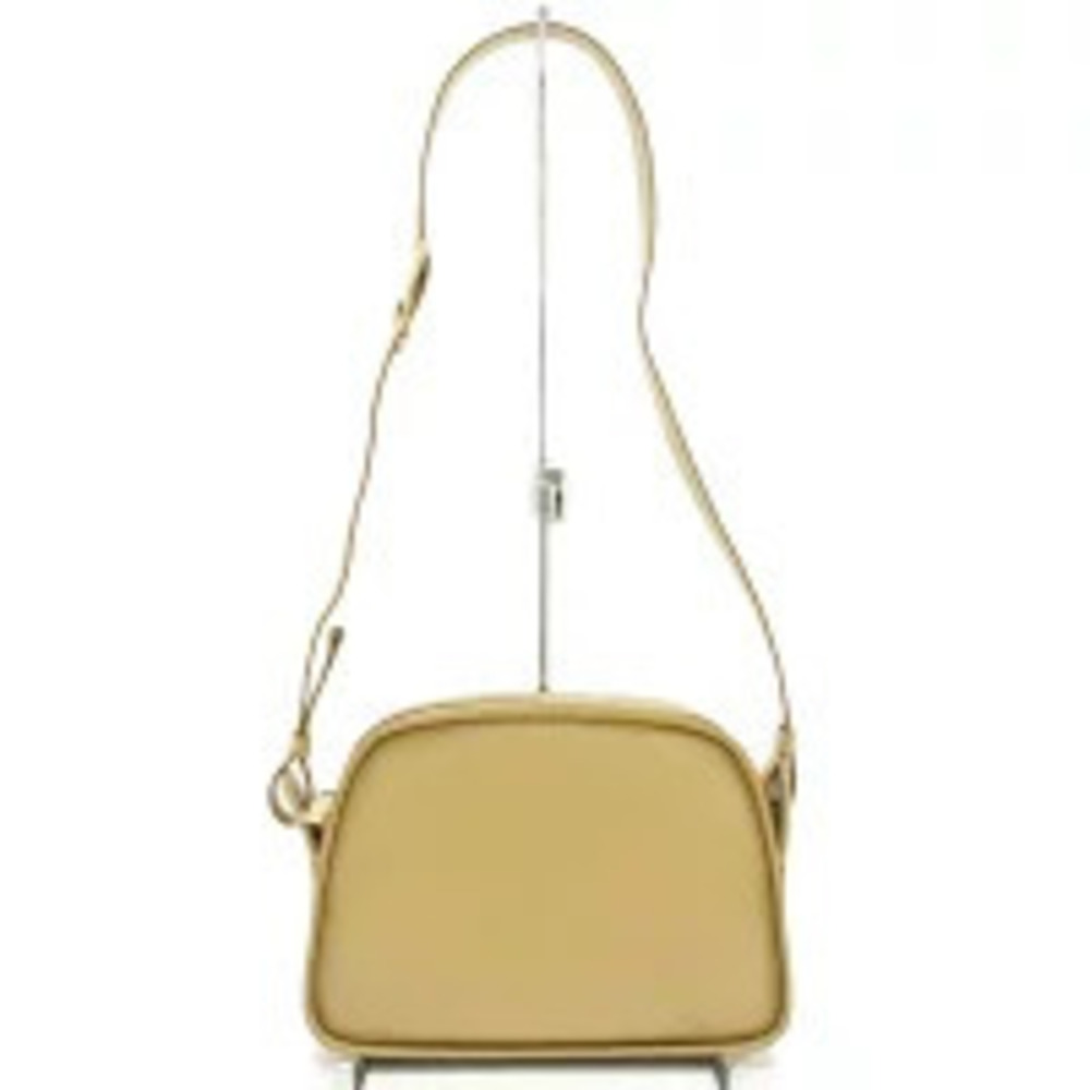 Salvatore Ferragamo Gancini Leather Crossbody Camera Bag Tan
